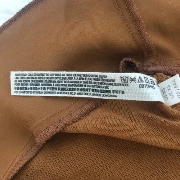 Free People Turn It On Sequin Amber Satin Cami - Picture 7 of 9